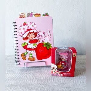 Strawberry Shortcake Collectible Figure and Tab Journal Bundle